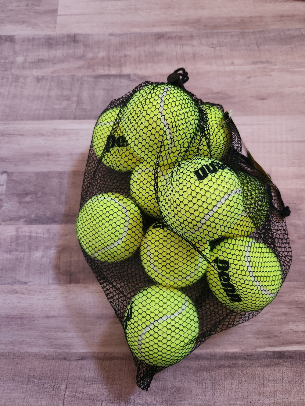 Penn Bright Yellow Tennis Balls in Black Mesh Bag